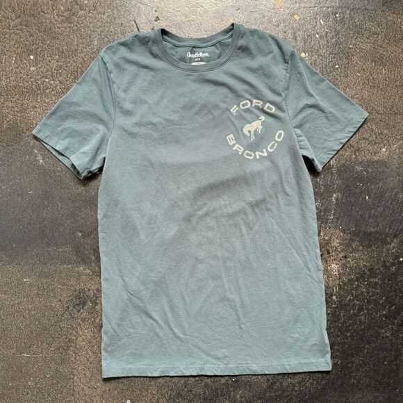 Goodfellow x Ford Short Sleeve T-Shirt Size M Tall Cotton Blend Vintage Style - Picture 2 of 11